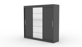 Шкаф ADRK Furniture Erwin 235, серый цена и информация | Шкафы | pigu.lt