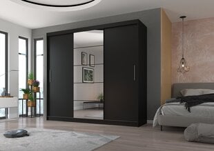 Шкаф ADRK Furniture Erwin 235, черный цена и информация | Шкафы | pigu.lt