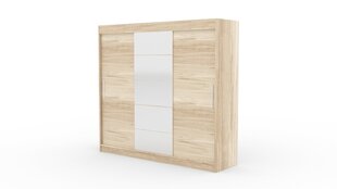 Шкаф ADRK Furniture Erwin 235, коричневый цена и информация | Шкафы | pigu.lt