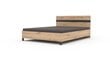 Lova ADRK Furniture Malen, 160x200 cm, ruda kaina ir informacija | Lovos | pigu.lt