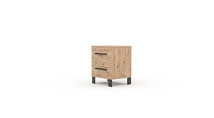 Прикроватная тумбочка ADRK Furniture Malen, коричневый цвет цена и информация | Прикроватные тумбочки | pigu.lt