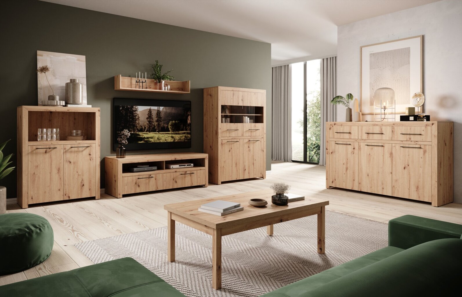 Lentyna ADRK Furniture Janez, ruda kaina ir informacija | Lentynos | pigu.lt