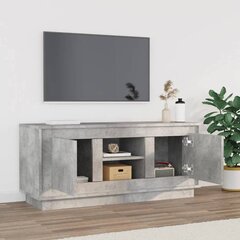 vidaXL Televizoriaus spintelė, betono pilka, 102x35x45cm, mediena kaina ir informacija | TV staliukai | pigu.lt