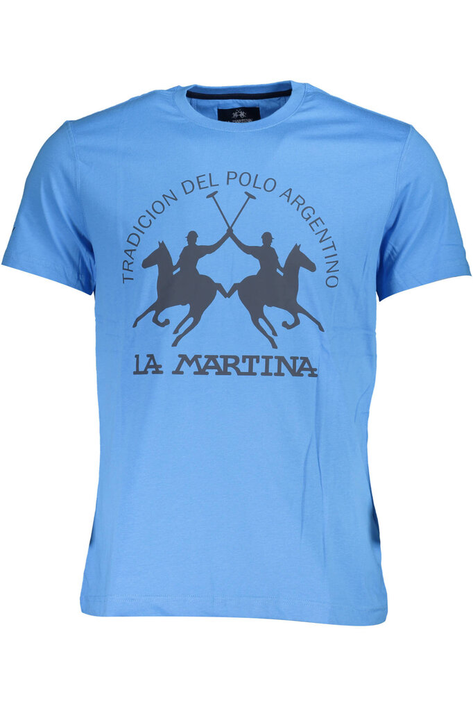 Marškinėliai vyrams La Martina, mėlyni цена и информация | Vyriški marškinėliai | pigu.lt