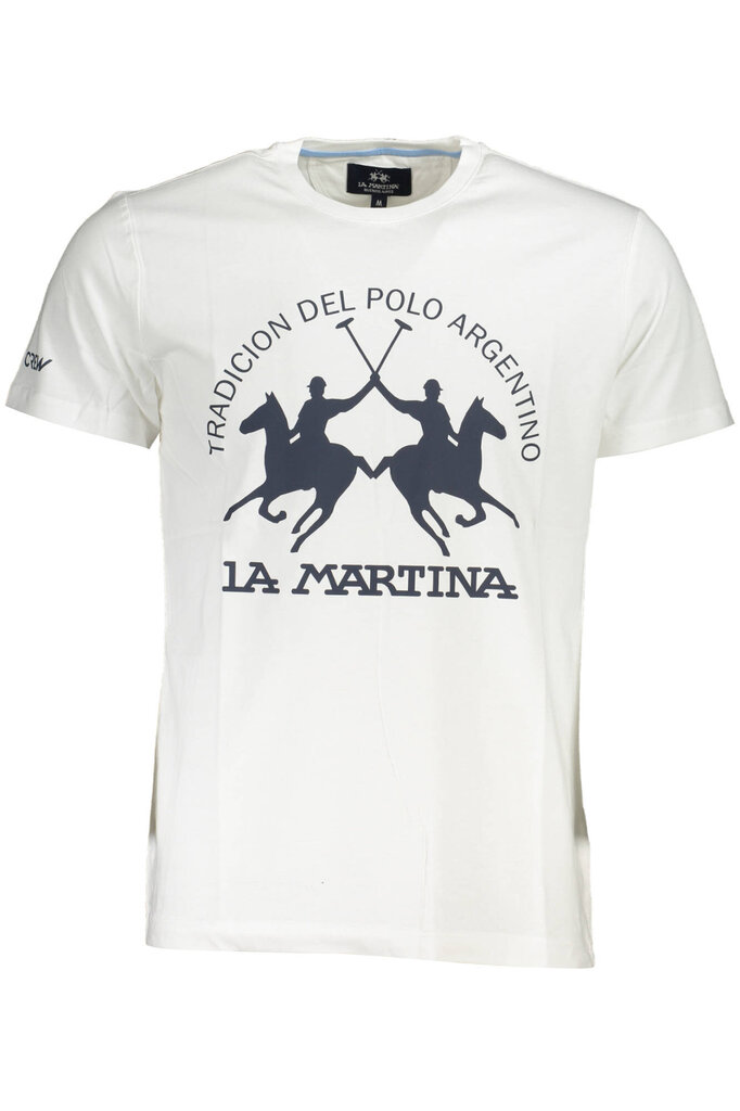 Marškinėliai vyrams La Martina, balti kaina ir informacija | Vyriški marškinėliai | pigu.lt