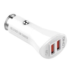 LDNIO Автомобильное зарядное устройство LDNIO C511Q 2USB + кабель Lightning цена и информация | Зарядные устройства для телефонов | pigu.lt