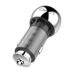 LDNIO LDNIO C1 USB, USB-C Автомобильное зарядное устройство + кабель Lightning цена и информация | Зарядные устройства для телефонов | pigu.lt