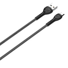 LDNIO LS481 LED, 1m microUSB Cable цена и информация | Кабели для телефонов | pigu.lt