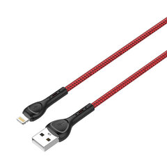 LDNIO LS482 2m USB - Lightning Cable (Red) цена и информация | Кабели для телефонов | pigu.lt