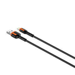 LDNIO LS532, USB - Lightning 2m Cable (Grey-Orange) цена и информация | Кабели для телефонов | pigu.lt