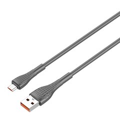 Кабель LDNIO LS672 USB — Micro USB, 2 м, 30 Вт (серый) цена и информация | Кабели для телефонов | pigu.lt