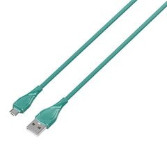 Кабель LDNIO LS611 USB — Micro USB 1 м, 30 Вт (зеленый) цена и информация | Кабели для телефонов | pigu.lt