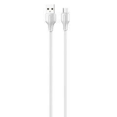 Кабель USB-USB-C LDNIO LS540, 2.4 А, 0.2 м (белый) цена и информация | Кабели для телефонов | pigu.lt
