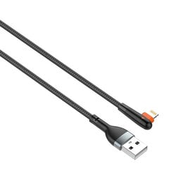 Кабель USB на Lightning LDNIO LS561, 2.4А, 1 м (чёрный) цена и информация | Кабели для телефонов | pigu.lt