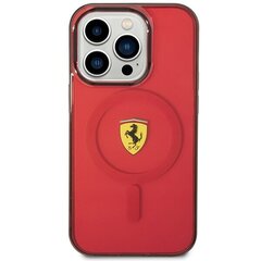 Ferrari FEHMP14XURKR iPhone 14 Pro Max 6.7" czerwony|red hardcase Translucent Magsafe цена и информация | Чехлы для телефонов | pigu.lt