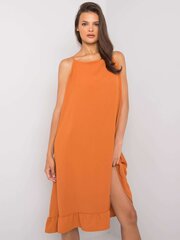 Suknelė moterims Fancy, oranžinė цена и информация | Платья | pigu.lt