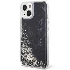 Чехол Guess GUHCP14SLCSGSGK для iPhone 14 6.1" hardcase Liquid Glitter Marble, черный цена и информация | Чехлы для телефонов | pigu.lt