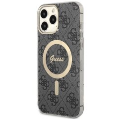 Чехол Guess GUHMP13XH4STK для iPhone 13 Pro Max 6.7" hardcase 4G MagSafe, черный цена и информация | Чехлы для телефонов | pigu.lt