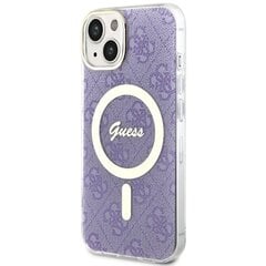 Guess GUHMP14MH4STU iPhone 14 Plus 6.7" purpurowy|purple hardcase 4G MagSafe цена и информация | Чехлы для телефонов | pigu.lt