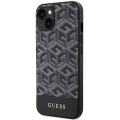 Чехол Guess GUHMP14SHGCFSEK для iPhone 14 6.1" hardcase GCube Stripes MagSafe, черный цена и информация | Чехлы для телефонов | pigu.lt