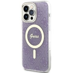 Guess GUHMP14XH4STU iPhone 14 Pro Max 6.7" purpurowy|purple hardcase 4G MagSafe цена и информация | Чехлы для телефонов | pigu.lt
