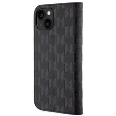 Karl Lagerfeld KLBKP14SSAKLHPK iPhone 14 6.1" bookcase czarny|black Saffiano Monogram цена и информация | Чехлы для телефонов | pigu.lt