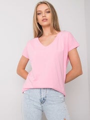 Marškinėliai moterims 2016102986485, rožiniai kaina ir informacija | Marškinėliai moterims | pigu.lt