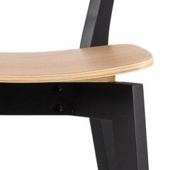Барный стул Roxby, коричневый цвет цена и информация | Стулья для кухни и столовой | pigu.lt