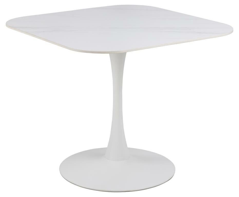 Valgomojo stalas Bendt Tempest, baltas kaina ir informacija | Virtuvės ir valgomojo stalai, staliukai | pigu.lt
