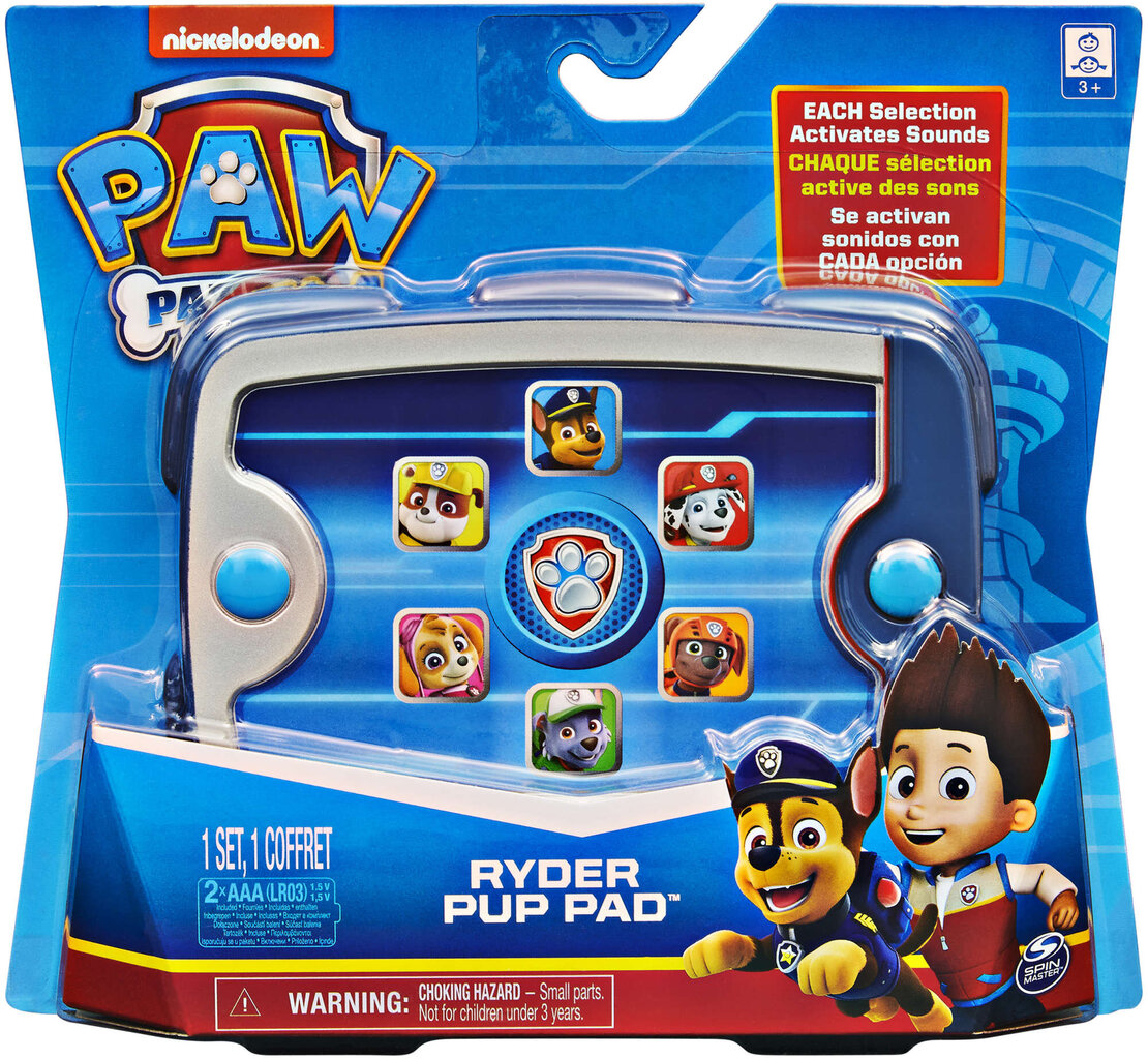 Žaislinis planšetinis kompiuteris Paw Patrol (Šunyčiai Patruliai) Ryder kaina ir informacija | Lavinamieji žaislai | pigu.lt