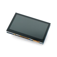 Jutiklinis ekranas - talpinis LCD 4.3&quot; 800x480px I2C/RGB, Waveshare 16249 kaina ir informacija | Atviro kodo elektronika | pigu.lt