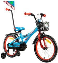 18" Велосипед Alvin Karbon, цвет: красный/синий цена и информация | Велосипеды | pigu.lt