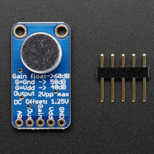 Adafruit MAX9814 kaina ir informacija | Garso plokštės | pigu.lt