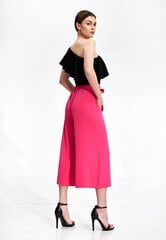 Розовые штаны цена и информация | Женские брюки | pigu.lt