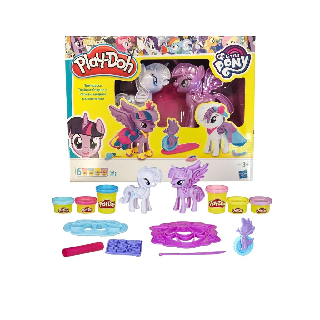 Modelino rikinys PlayDoh My Little Pony kaina ir informacija | Lavinamieji žaislai | pigu.lt