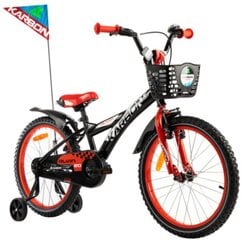 20" Велосипед Alvin Karbon, цвет: красный/чёрный цена и информация | Велосипеды | pigu.lt