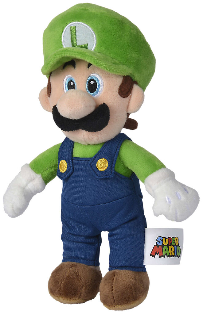 Minkštas žaislas Simba Super Mario Luigi, 23 cm kaina ir informacija | Minkšti (pliušiniai) žaislai | pigu.lt