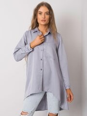 Marškiniai moterims 2016103027118, pilki цена и информация | Женские блузки, рубашки | pigu.lt
