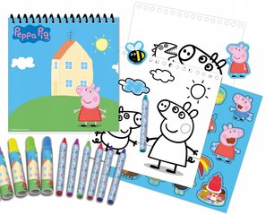 Kūrybinis rinkinys Peppa Pig, 100 vnt цена и информация | Принадлежности для рисования, лепки | pigu.lt