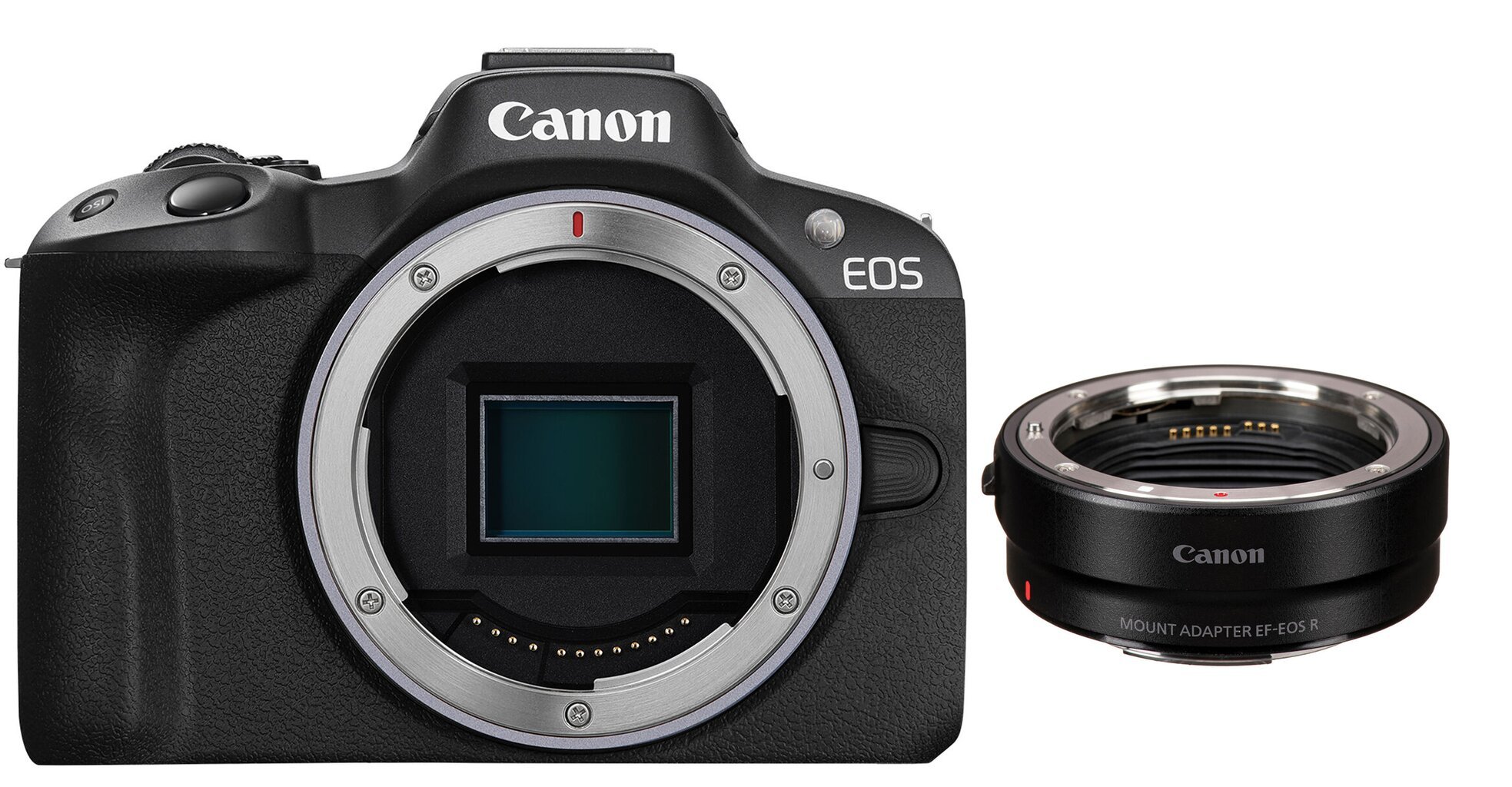 Canon EOS R50 + Mount Adapter EF-EOS R kaina ir informacija | Skaitmeniniai fotoaparatai | pigu.lt