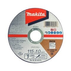 Abrazyvinis pjovimo diskas Makita E-03034, 10vnt. kaina ir informacija | Mechaniniai įrankiai | pigu.lt