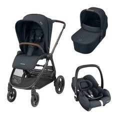 Универсальная коляска Maxi-Cosi Street Cabriofix i-Size, essential graphite цена и информация | Maxi-Cosi Детские коляски и аксессуары | pigu.lt