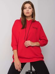 Džemperis moterims 2016103031993, raudonas kaina ir informacija | Džemperiai moterims | pigu.lt