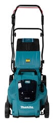 Аккумуляторная газонокосилка Makita DLM480Z 2x18В, без аккумулятора и зарядного устройства цена и информация | Газонокосилки | pigu.lt