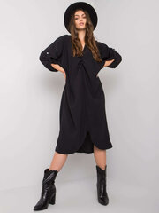 Женская черная блузка больших размеров цена и информация | Платья | pigu.lt