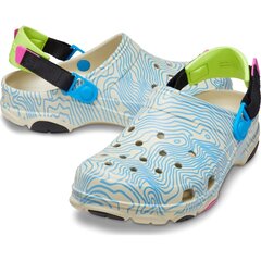 Сандали для детей Crocs™ Classic AT Topographic Clog 232328 цена и информация | Комнатные тапки женские | pigu.lt