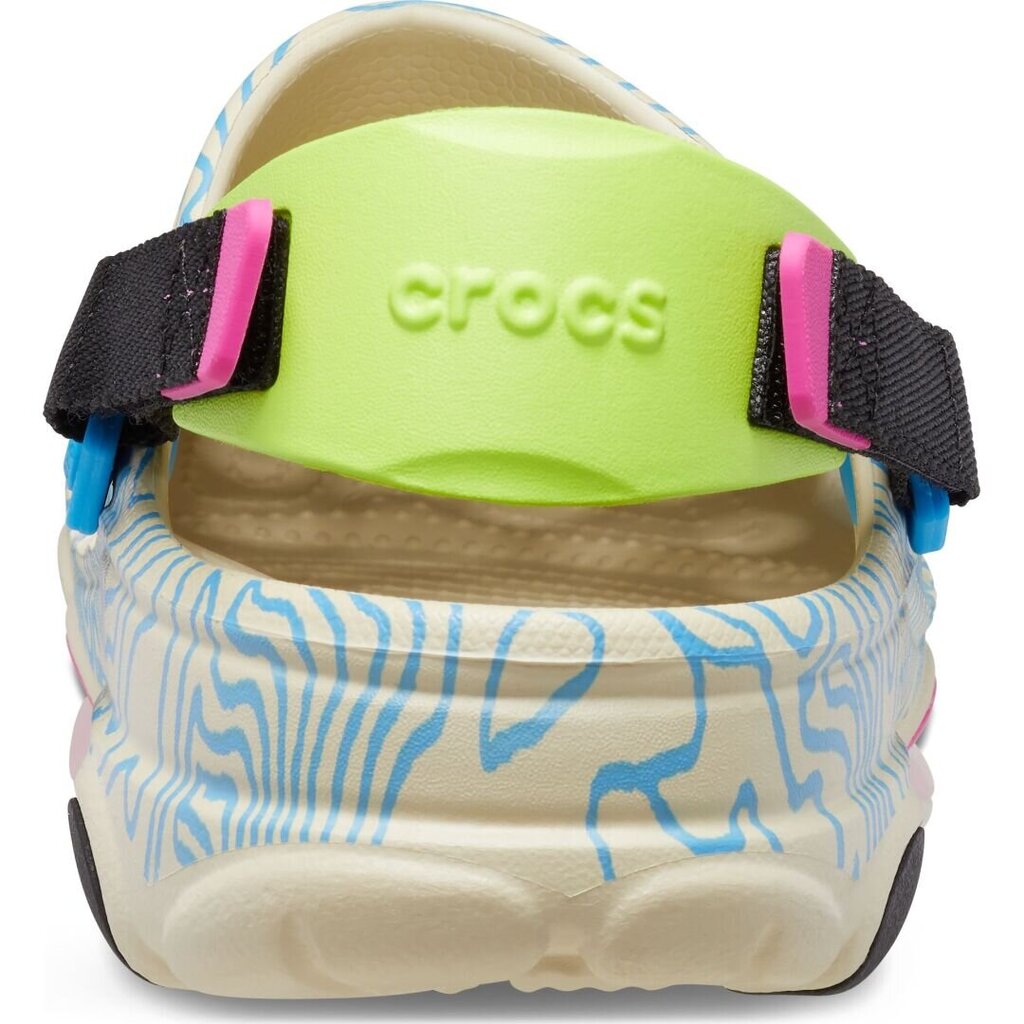 Crocs™ šlepetės moterims Classic AT Topographic Clog 232328, mėlynos цена и информация | Šlepetės moterims | pigu.lt