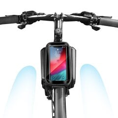 Универсальный держатель телефона на велосипед WILDMAN ES6, водостойкий, 1.2 л цена и информация | Держатели для телефонов | pigu.lt