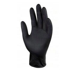Одноразовые нитриловые перчатки Chamaeleon, размер M, черные, 80 штук цена и информация | Первая помощь | pigu.lt