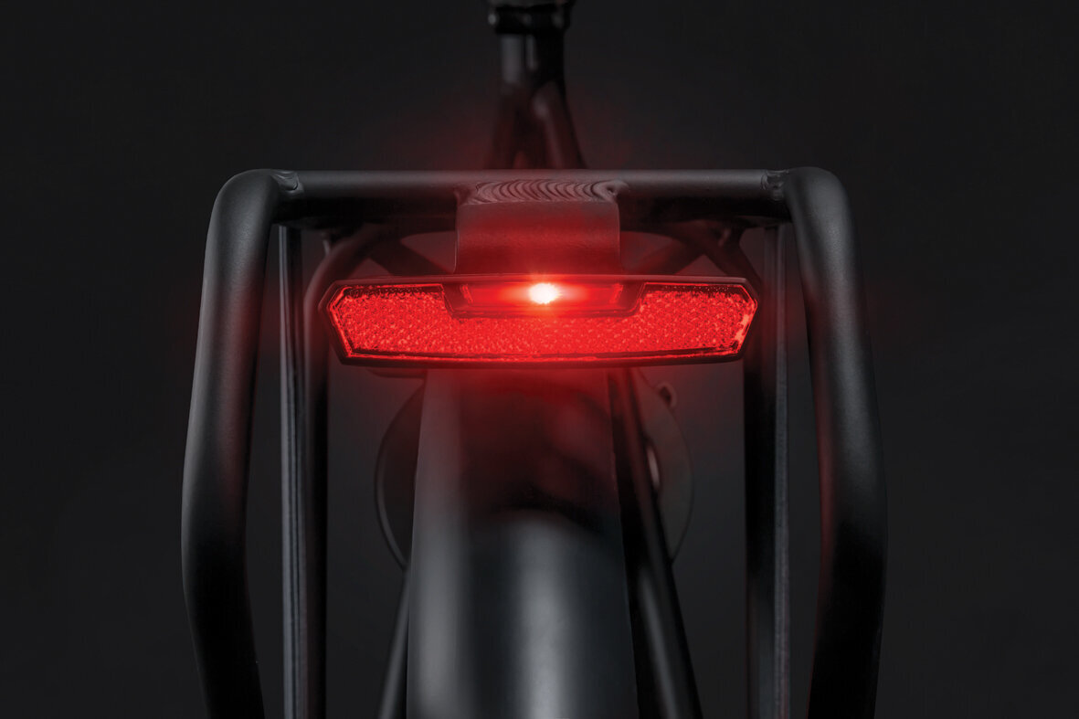 Galinis žibintas Axa Juno 80mm, raudonas kaina ir informacija | Žibintai ir atšvaitai dviračiams | pigu.lt